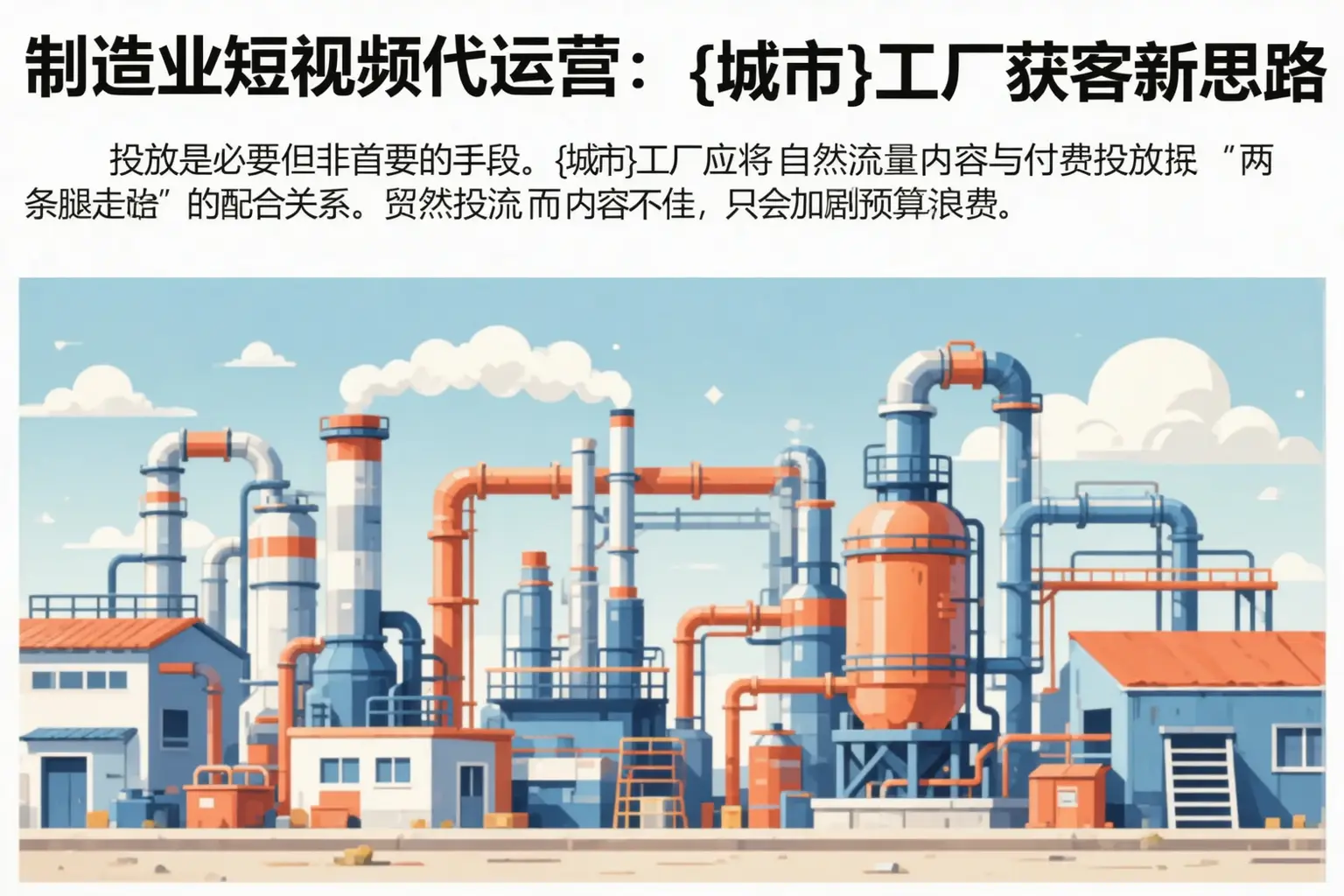 制造业短视频代运营：保德工厂获客新思路